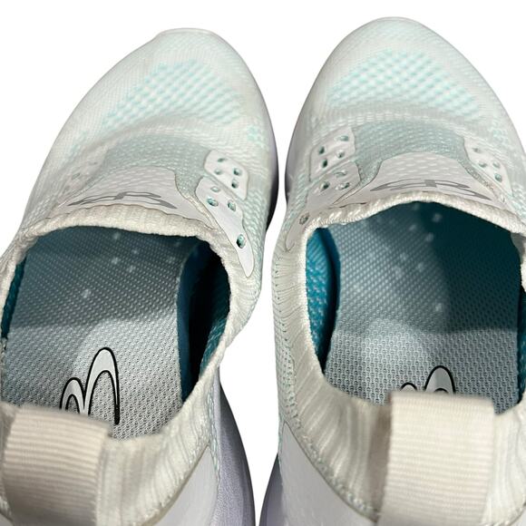 Boombah Sneakers Womens 6 White Mesh Knit Running Walking Athletic Casual Shoes - Picture 5 of 10